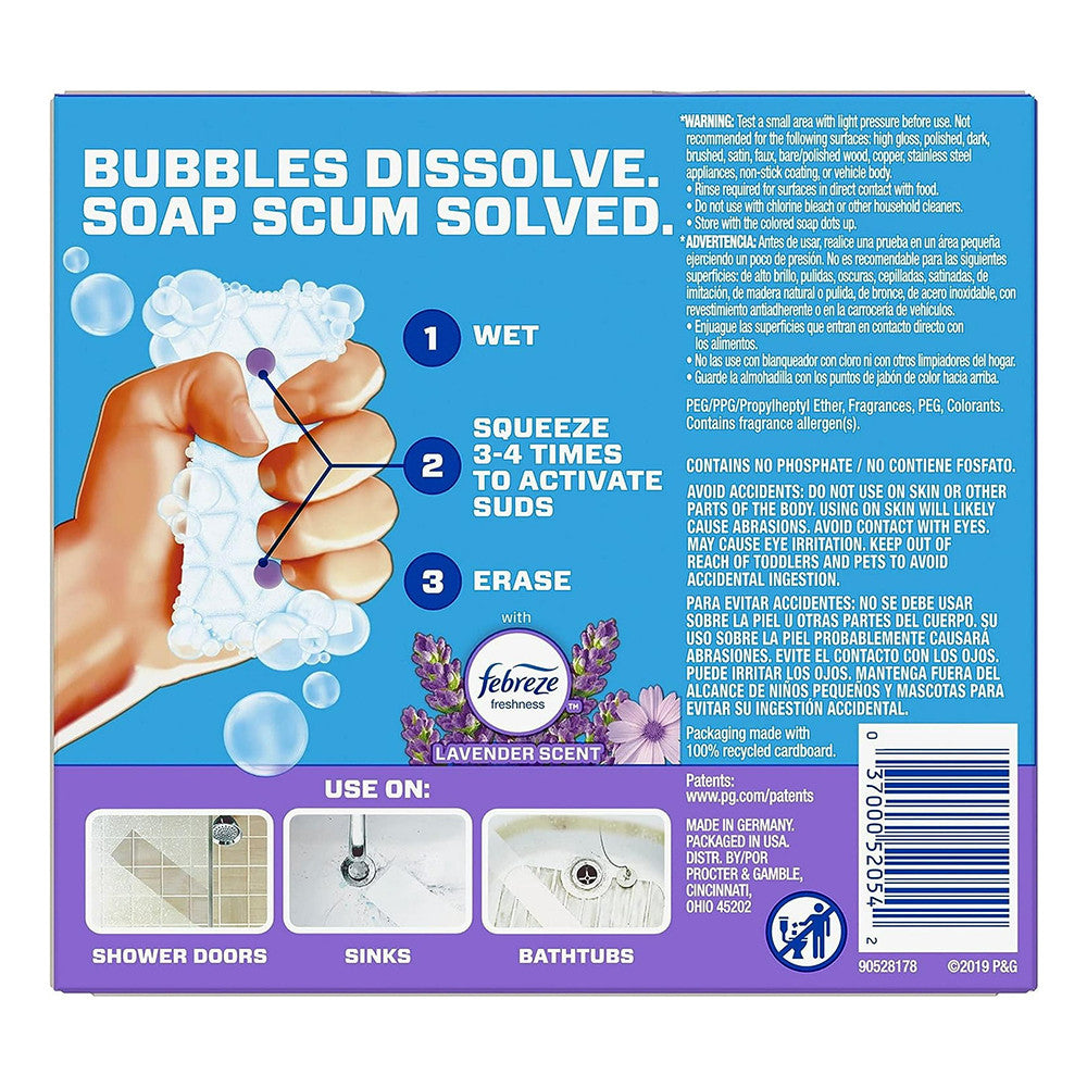 Mr. Clean Magic Eraser Pads With Febreze Lavender Scent, 2 Each, Pack of 16