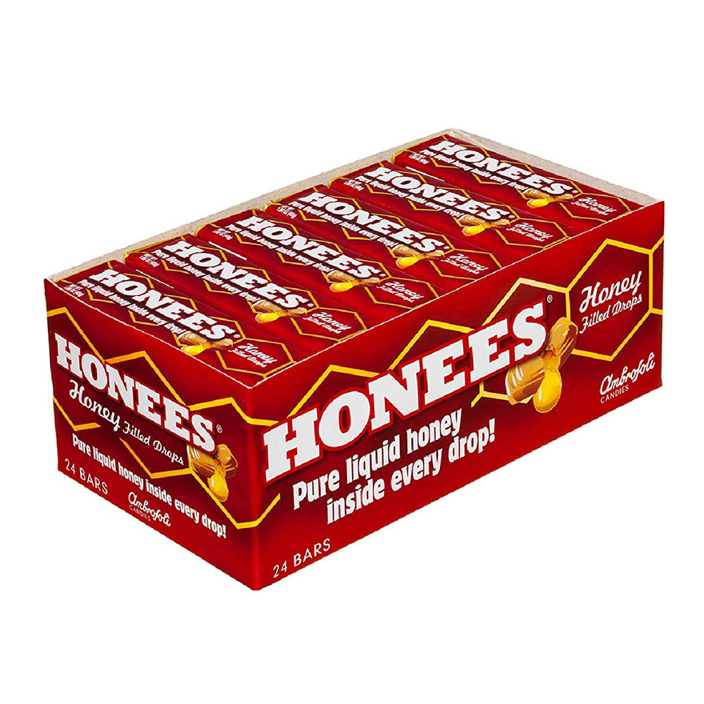 Honees Honey Filled Cough Drops 9 Lozenges, 24 Ea