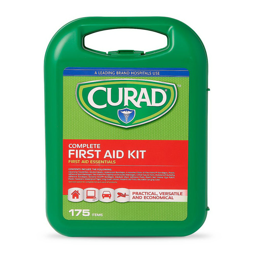 Curad Complete First Aid Kit for Treating and Protecting Minor Injuries 175Ea