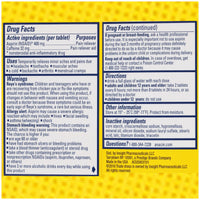 Anacin Aspirin & Caffeine Pain Reliever Tablets, 50 Count