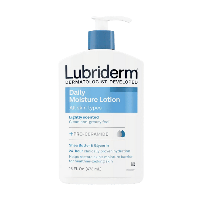 Lubriderm Daily Moisturizing Lotion, All Skin Types, 24 Oz