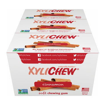 XyliChew Cinnamon Gum Box Of 24, 12 Ea