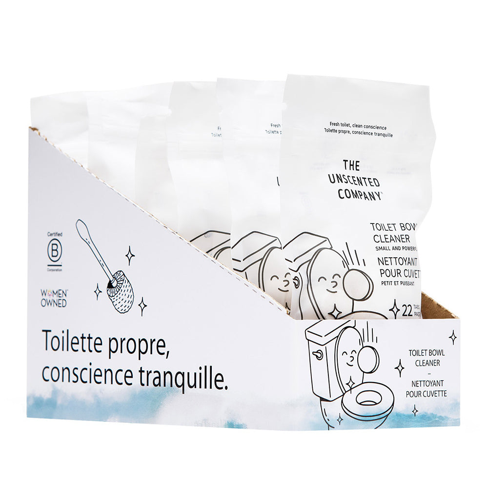 The Unscented Company Toilet Bowl Cleaning Tablets Deper Than Just Surface Clean 6Ea