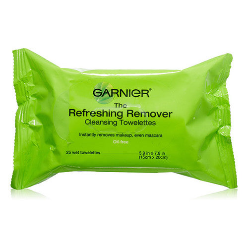 Garnier Nutritioniste Nutri-Pure Detoxifying Wet Cleansing Towelettes, Oil Free, 25 Ea
