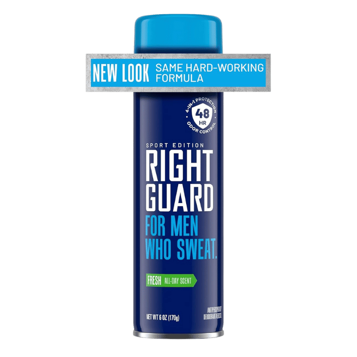 Right Guard Sport Antiperspirant Deodorant Aerosol Spray, Fresh, 6 Oz