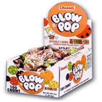Charms Blow Pops Assorted 3869 Individually Wrapped Lollipops 100Ea