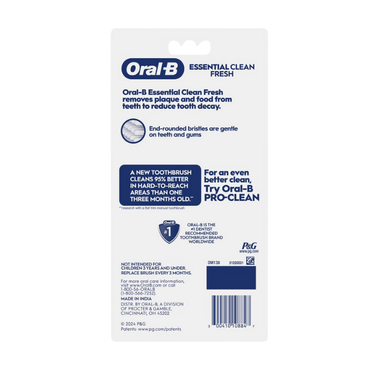 Oral-B Fresh & Clean Toothbrushes, Soft, Assorted, 6 Ea