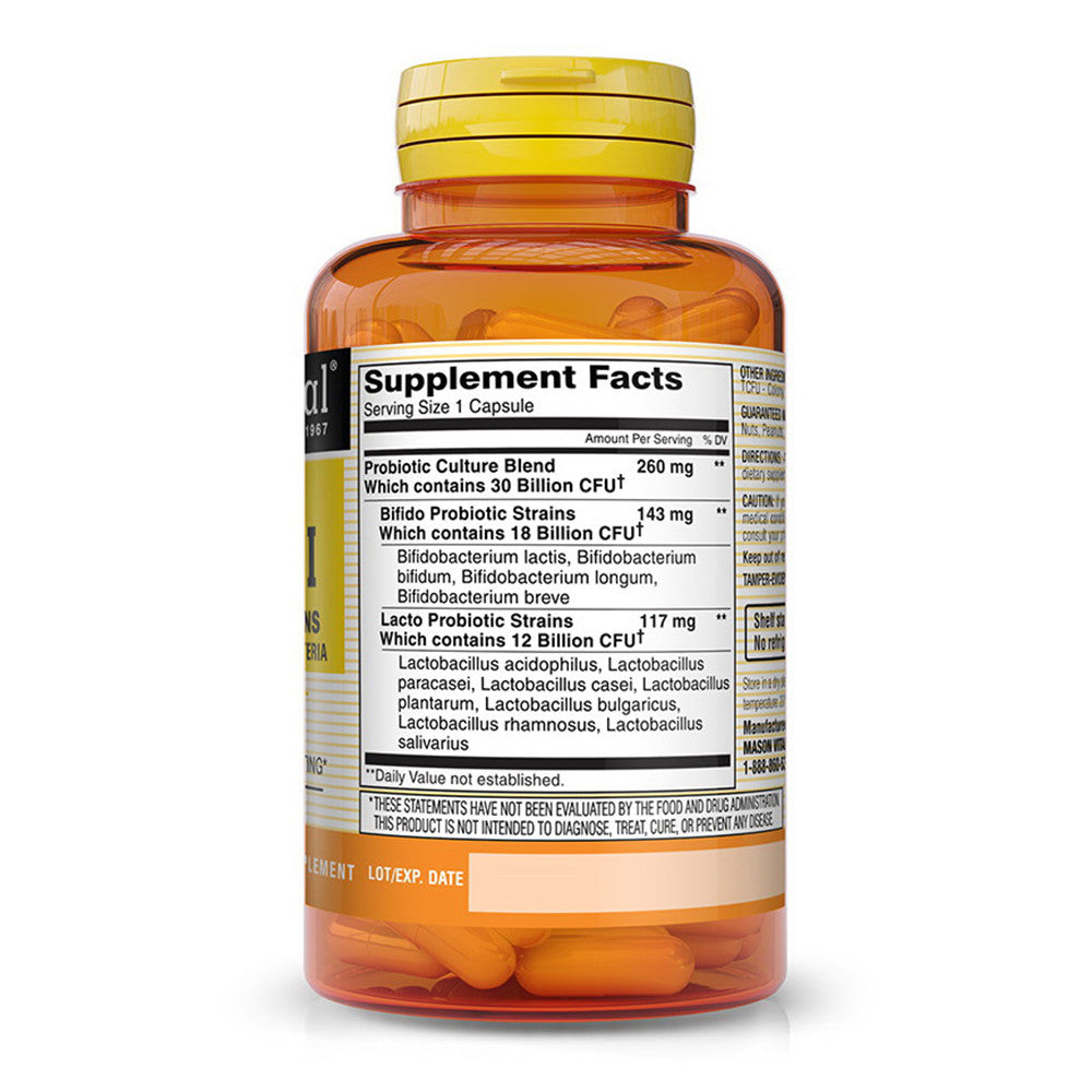 Manson Natural Advanced Probiotic XI Capsules for Immune Health, 30 Ea