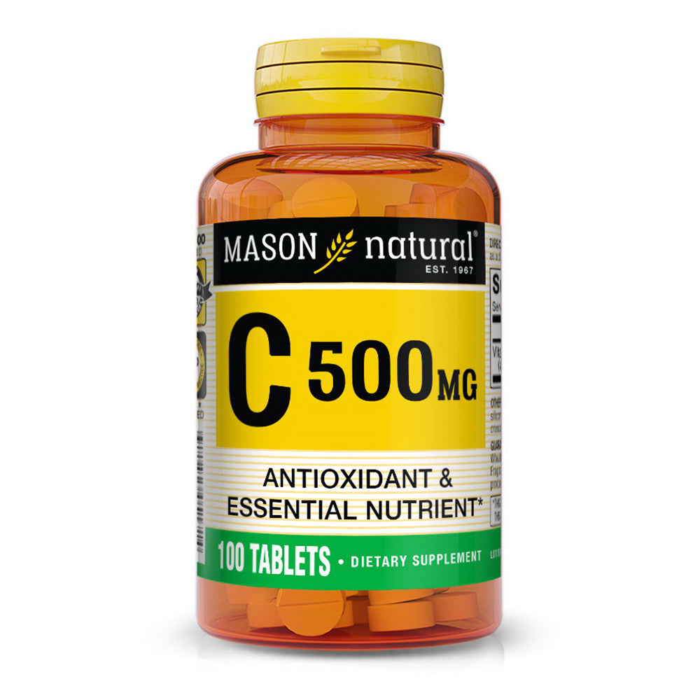 Mason Natural Vitamin C 500 Antioxidant Tablets, 100 Ea