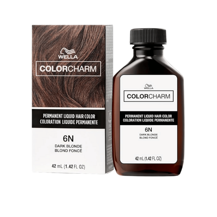 Wella Color Charm Liquid Hair Color, 6N by 611 Dark Blonde, 1.4 Oz