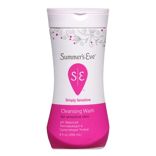 Summers Eve Cleansing Wash, For Sensitive Skin - 9 Oz