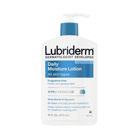 Lubriderm Daily Moisture Lotion For Normal To Dry Skin, Fragrance Free - 16 Oz