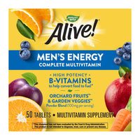 Natures Way Alive Mens Energy Complete Multivitamin, 50 Ea