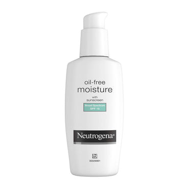 Neutrogena Oil-Free Facial Moisturizer With Uva And Uvb Sun Protection, Spf 15 - 4 Oz