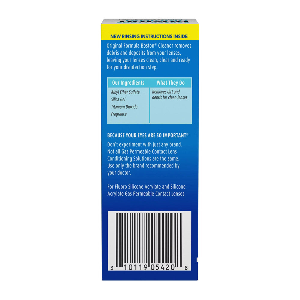 Bausch & Lomb Boston Cleaner, Original Formula, 1 Oz