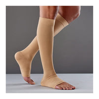 Futuro Therapeutic Support, Firm Compression Knee High, Open Toe, Beige, Xtra Large - 1 Ea