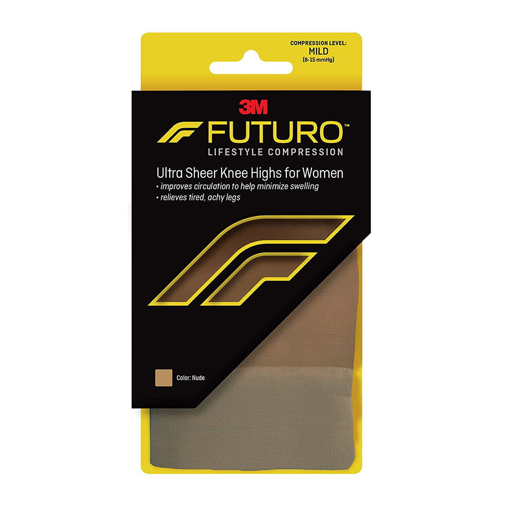 Futuro Beyond Support Ultra Sheer Knee Highs, Mild Compression - 1 Ea
