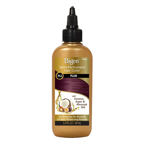 Bigen Semi Permanent Haircolor PL3 Plum, 3 Oz