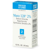 Muro 128 2% Sterile Ophthalmic Eye Solution - 0.5 Oz (15 Ml)