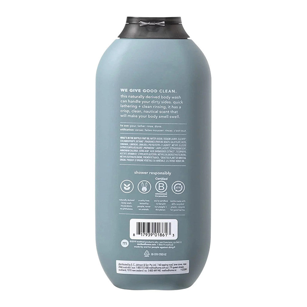 Method Men Body Wash with Sea and Surf, 18 Oz, 6 Ea