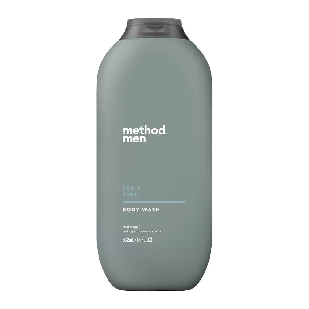 Method Men Body Wash with Sea and Surf, 18 Oz, 6 Ea
