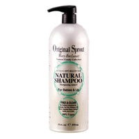 Original Sprout Natural Classic Shampoo For Babies and Up, 33 Oz