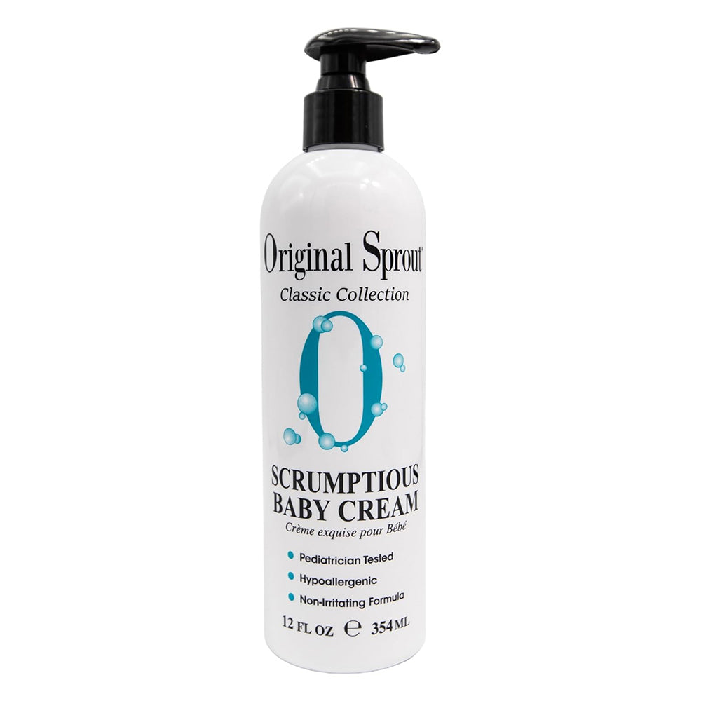 Original Sprout Scrumptious Baby Cream for Soothing and Protecting Sensitive Skin 12Oz (354ml)