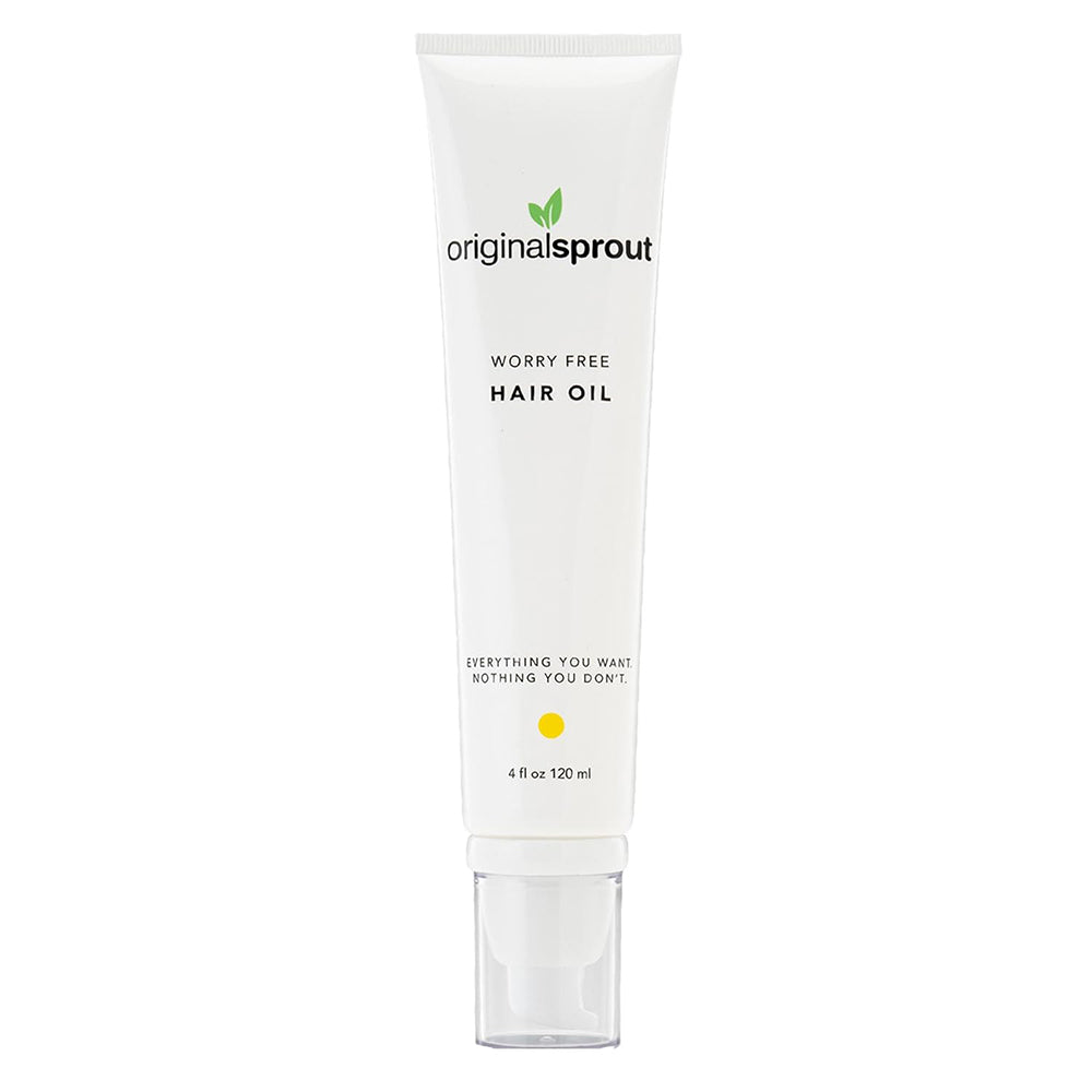 Original Sprout Worry Free Healing Hair Oil Tames Frizz and Boosts Shine for All Hair Types 4Oz (120ml)