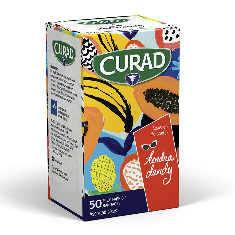 Curad Kendra Dandy Flex Fabric Adhesive Bandages, 50 Ea