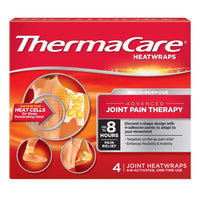 ThermaCare Joint Pain Therapy Heat Wraps Pain Relief Patches, 4 Ea