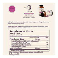 Ladybug Potion No2 I Love Myself Liposomal Glutathione Plus Capsules, Healthy Immune Function, 30 Ea