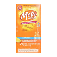 Metamucil Orange Multi Health Fiber, Orange Smooth, Sugar Free - 30 Packets