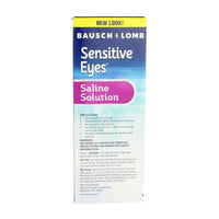 Bausch And Lomb Sensitive Eyes Plus Saline Solution, 12 Oz