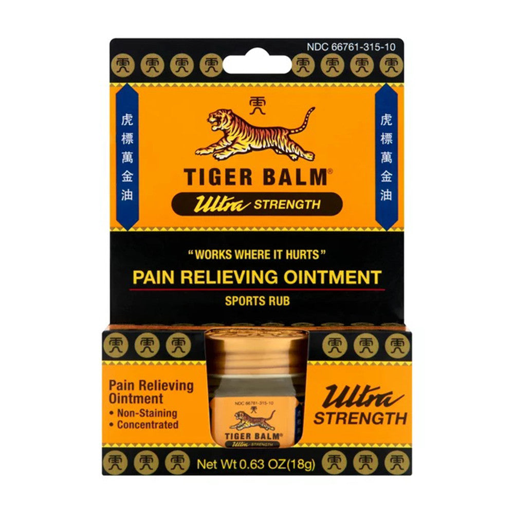 Tiger Balm Ultra Strength Pain Relieving Ointment - 0.63 Oz