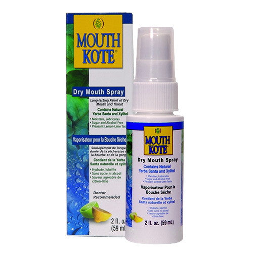 Mouth Kote Oral Moisturizer Spray For Dry Mouth And Throat - 2 Oz