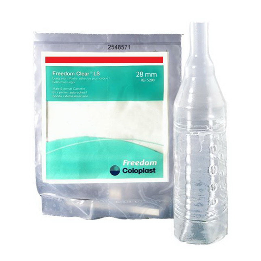Coloplast Freedom Clear Long Seal Condom Medium Catheter 28mm, 1 Ea