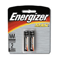 Energizer Alkaline Batteries E92Bp, Size: Aaa - 2 Each