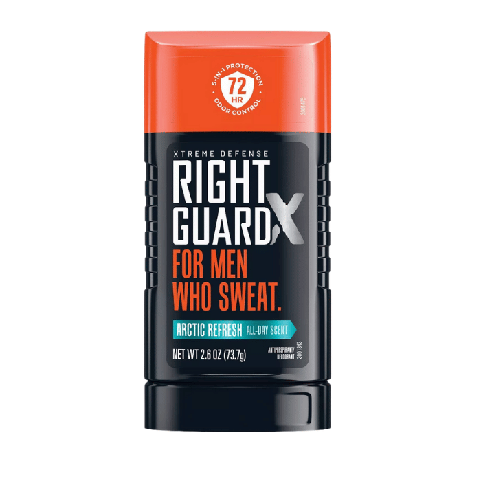 Right Guard Xtreme Defense 5 Arctic Refresh Antiperspirant Deodorant, 2.6 Oz