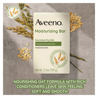 Aveeno Moisturizing Bar For Dry Skin, 3.5 Oz