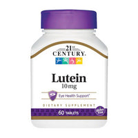 21st Century Lutein 10 mg Tablets for Eye Health, 60 Ea