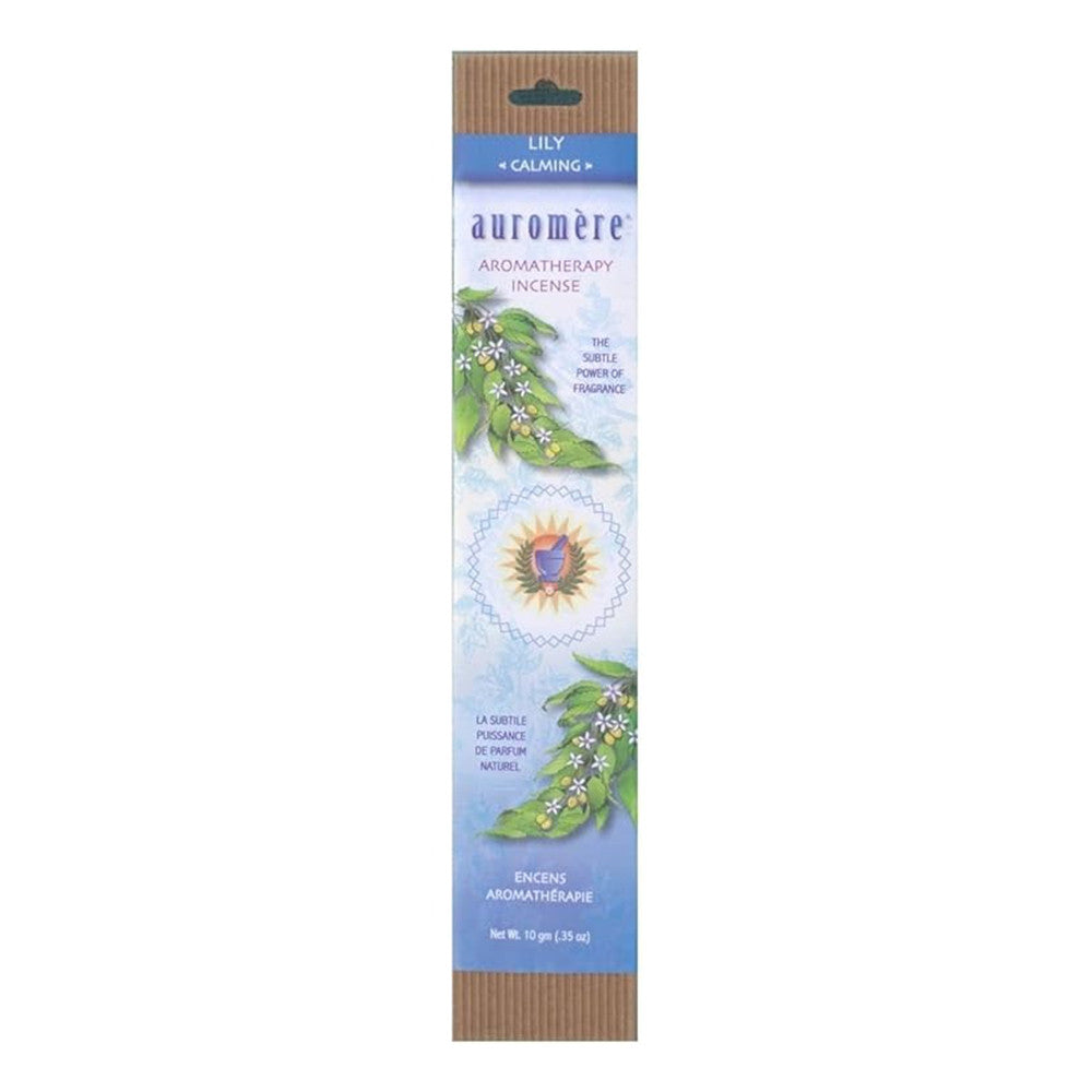 Auromere Aromatherapy Incense, Lily, 1 Ea