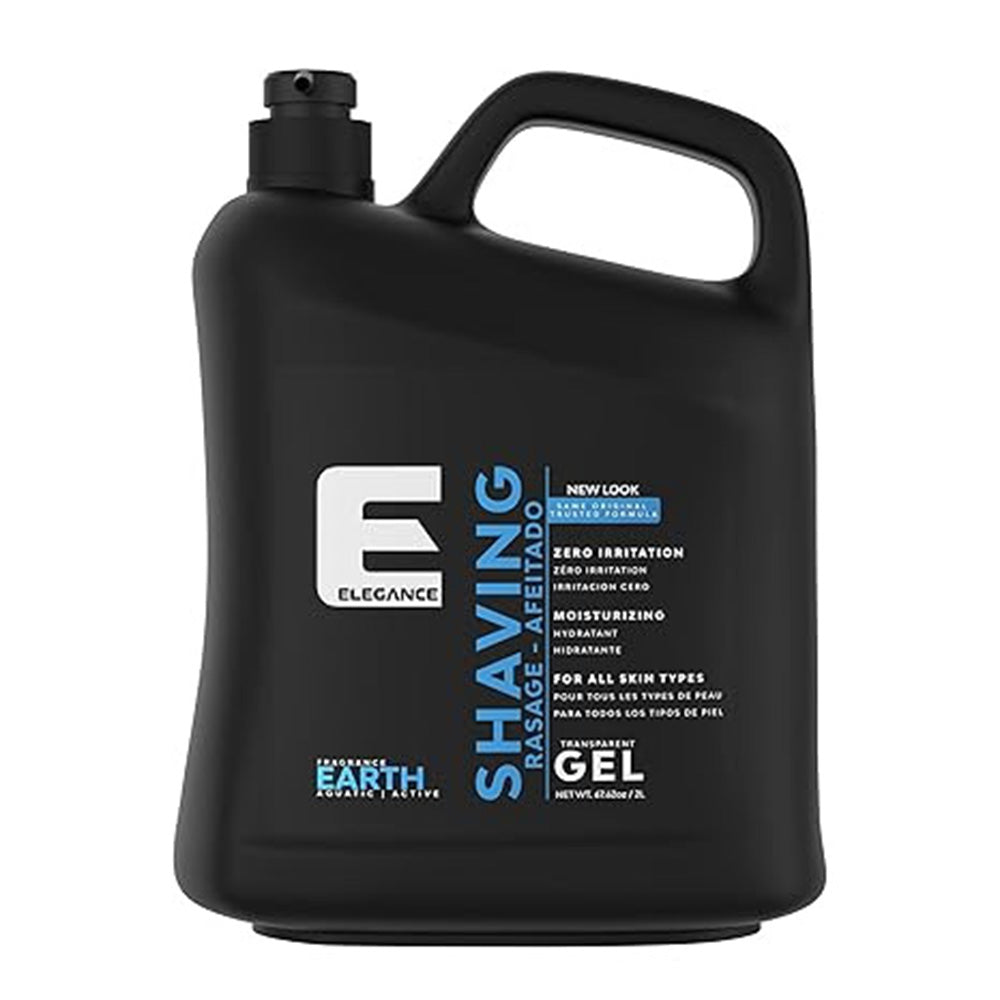 E Elegance Mens Shaving Gel Earth Smooth Shave and Skin Protection 67.62Oz (2l)