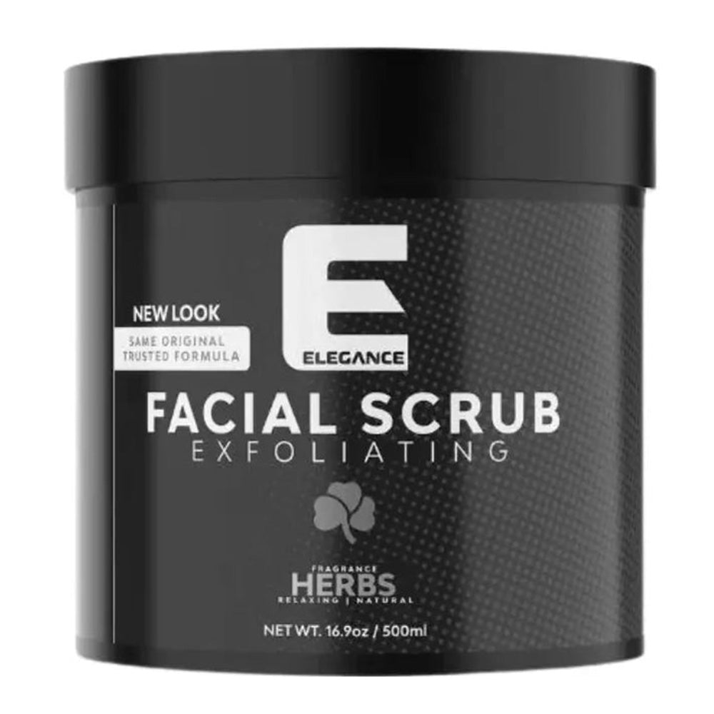 E Elegance Facial Scrub Herb Exfoliating and Skin Revitalizing 16.9Oz (500ml)