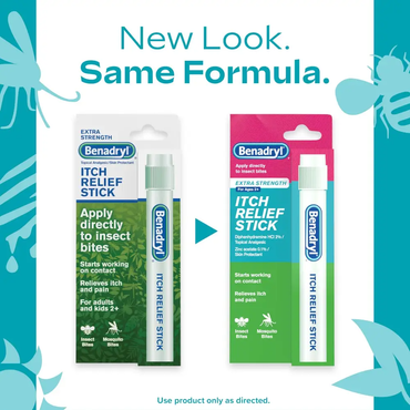 Benadryl Extra Strength Itch Relief Stick, 0.47 Oz
