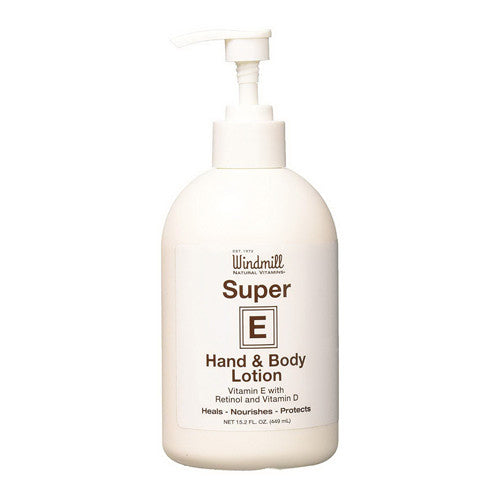 Windmill Super E Natural Vitamin E Hand And Body Lotion, 15.2 Oz