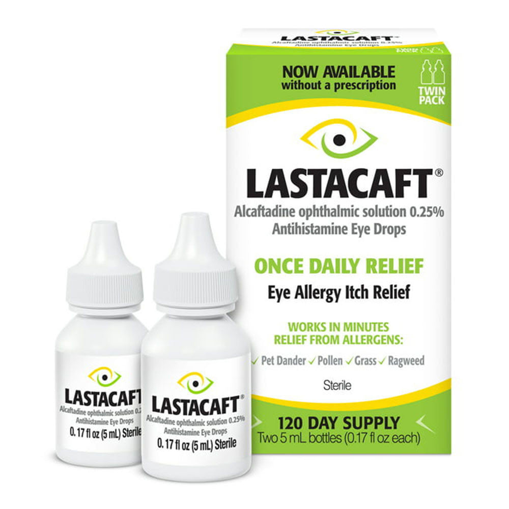 Lastacaft Once Daily Eye Allergy Itch Relief Drops,  5 Ml, 2 Ea