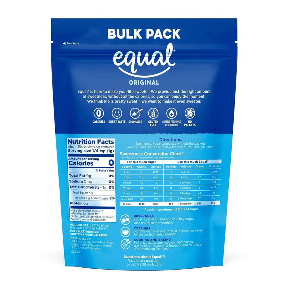 Equal Original Zero Calorie Sweetener, 16 Oz
