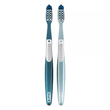 Oral B Pro Health All In One Toothbrush Twin Pack, Deep Plaque Removal, Soft, 2 Ea