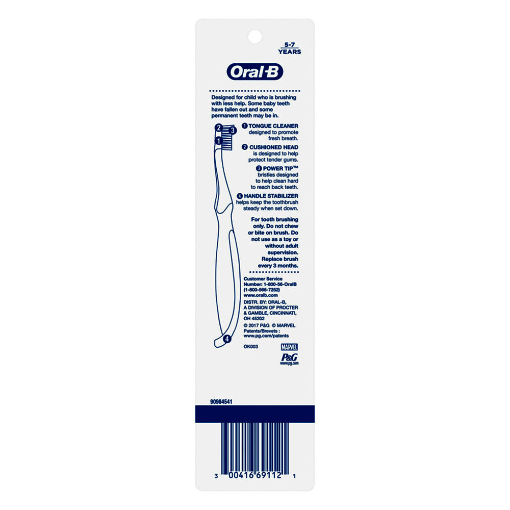 Oral B Kids Spider Man Toothbrushes, Twin Pack, 2 Ea