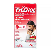 Tylenol Infant Dye Free General Pain Reliever, Cherry, 1 Oz